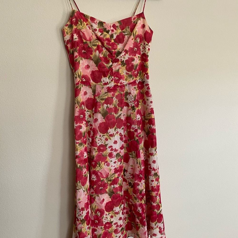 Vintage floral midi dress Laundry by Shelli Segal